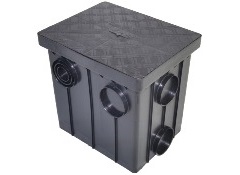 CAIXA PASSAGEM PRETA PVC - MALLTON