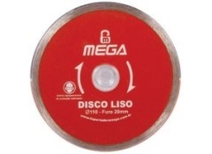 DISCO PEDRA LISO SECO 4" 105MM - MEGA