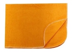 FLANELA LARANJA 28 X 38CM 12UN - CCA