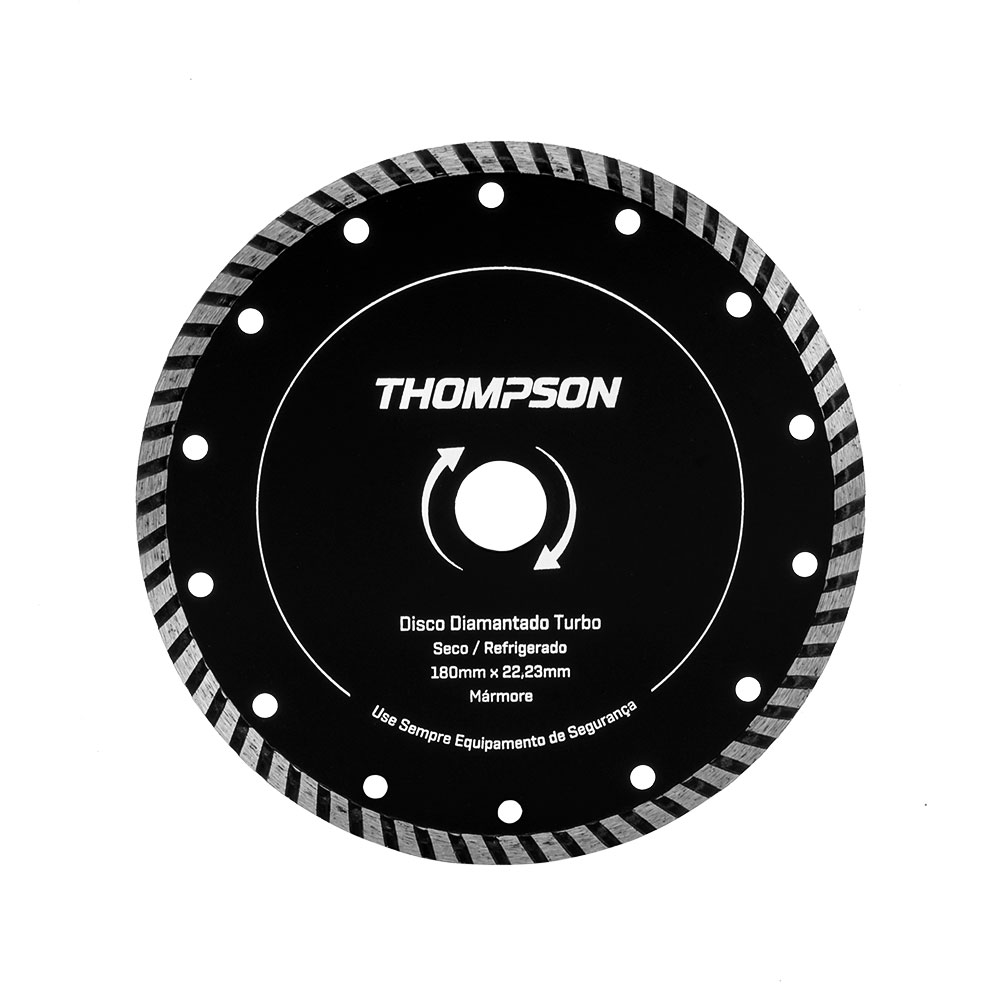 DISCO PEDRA TURBO SECO 4" 110MM - THOMPSON